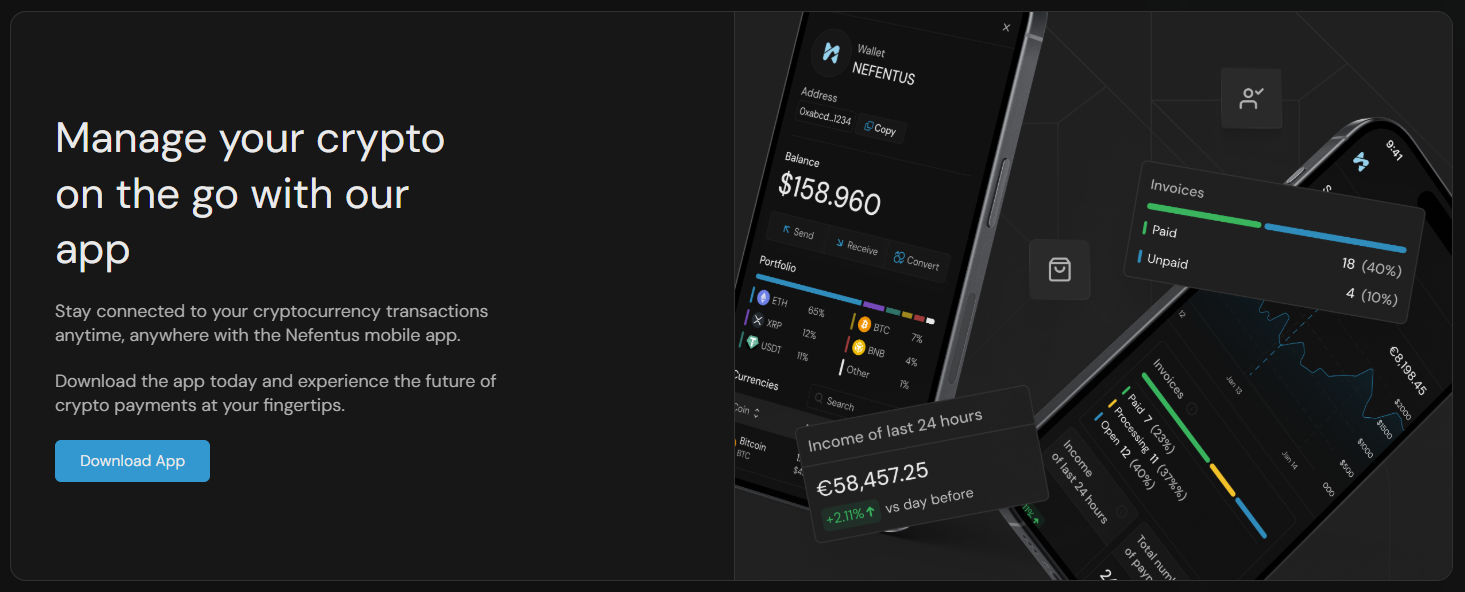 Nefentus — Crypto Invoicing