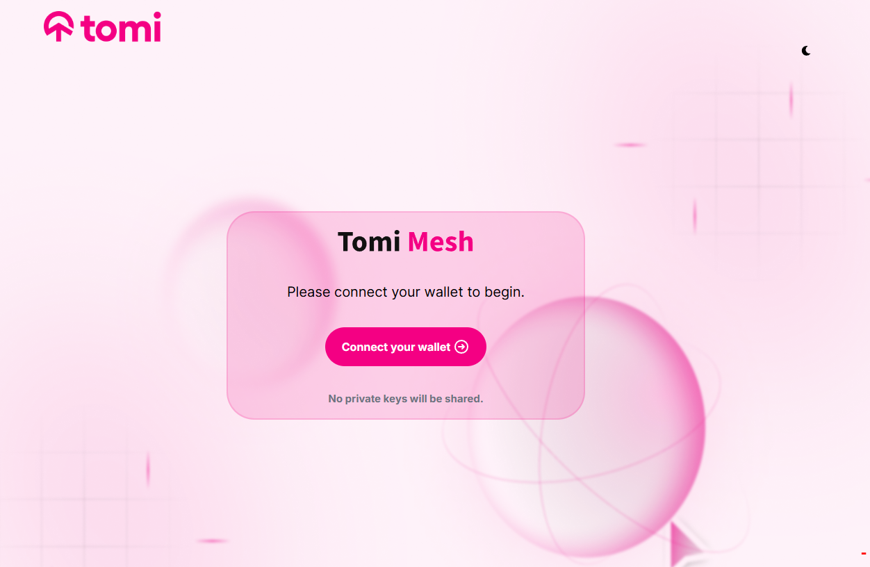 Tomi Chat — Wallet-to-Wallet Messaging